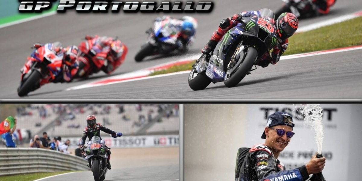 MotoGP: il Portogallo sorride a Quartararo, ma non alla Ducati