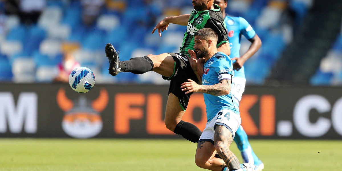 Napoli-Sassuolo 6-1, il tabellino
