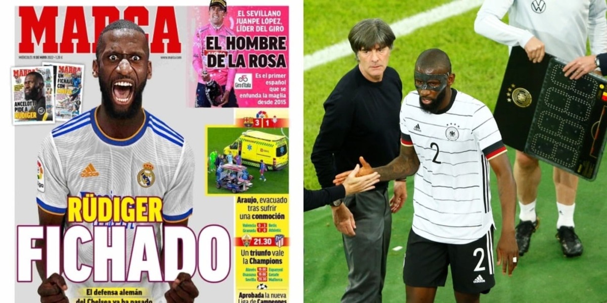 Marca: "Rudiger è del Real Madrid! Annuncio dopo la finale di Champions"