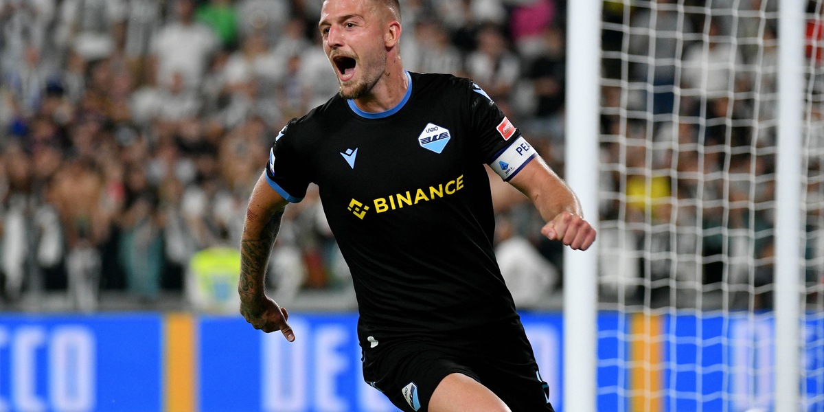 Juve-Lazio, i numeri di Milinkovic: al top per corsa e palle giocate