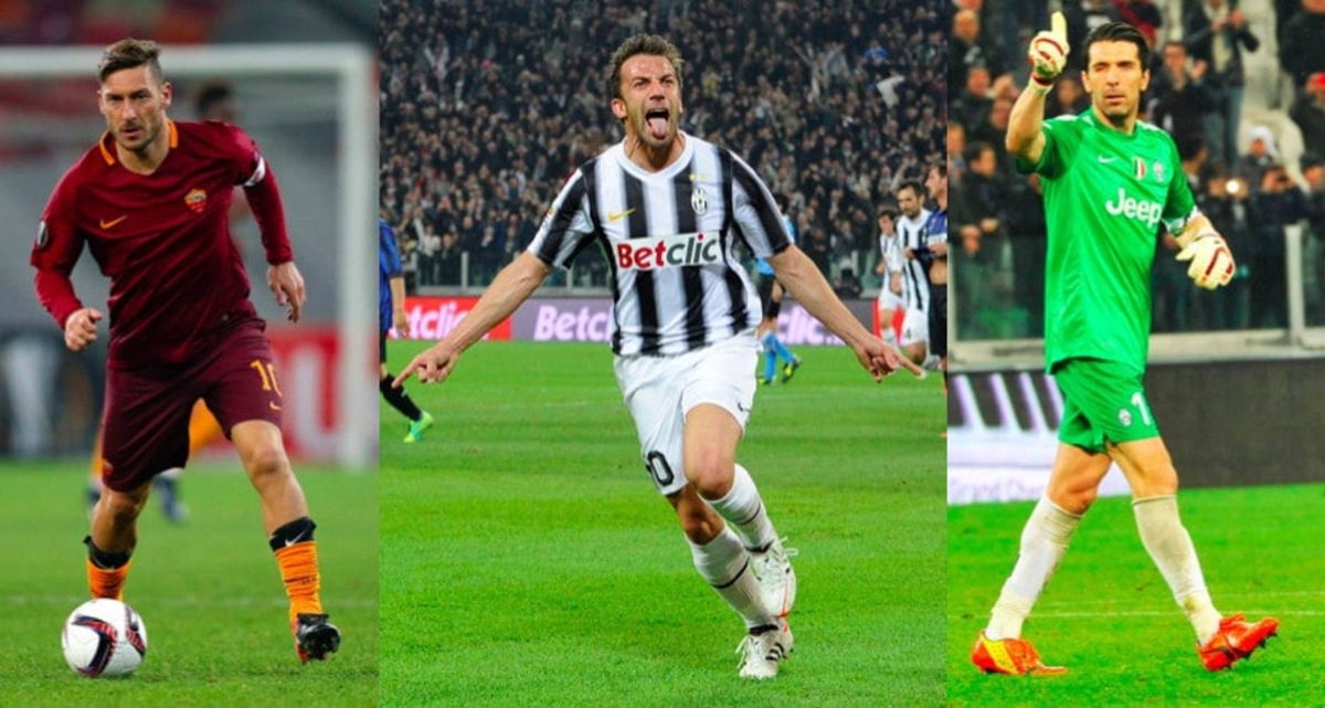 La classifica dei 10 calciatori italiani più forti di sempre…secondo gli inglesi