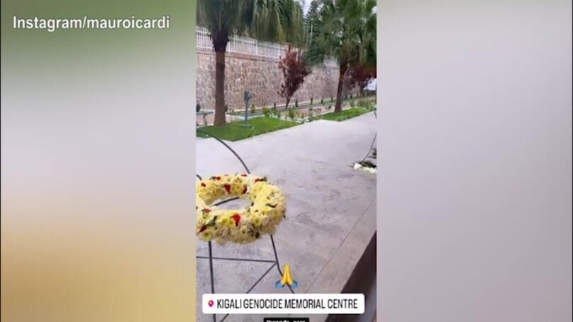 Icardi e Wanda visitano il Rwanda, tappa al Kigali Genocide Memorial