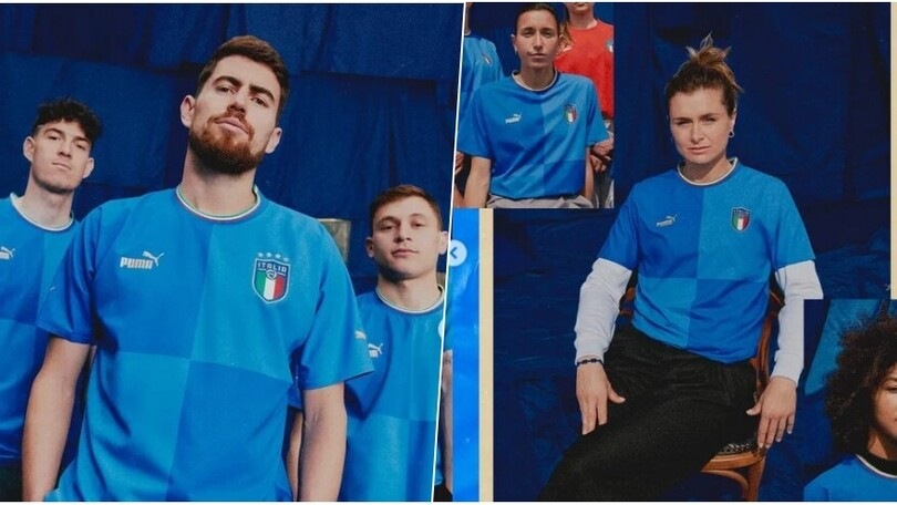 Ecco la nuova maglia dell'Italia che debutterà contro l'Argentina