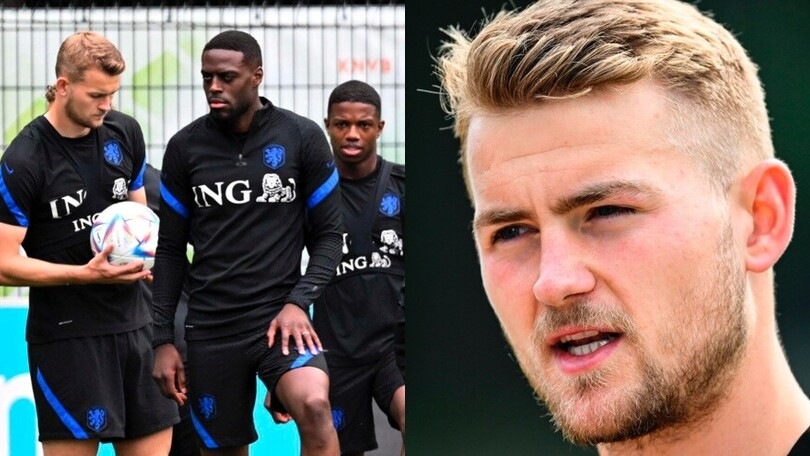 De Ligt pensa all'Olanda: il suo allenamento con gli Orange