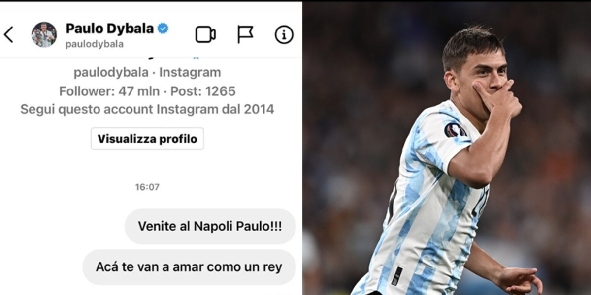 Maradona Junior chiama Dybala al Napoli: "Ti ameranno come un re!"