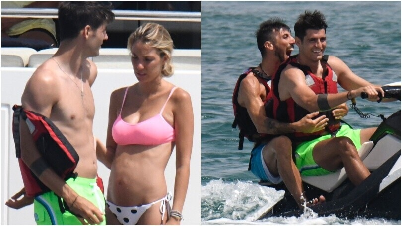 Morata e Alice Campello in Sardegna: relax e divertimento in vacanza