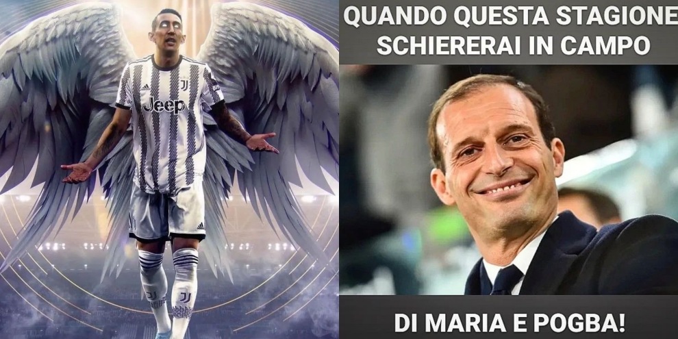 Con Di Maria la Juve mette le ali: tifosi in delirio sui social