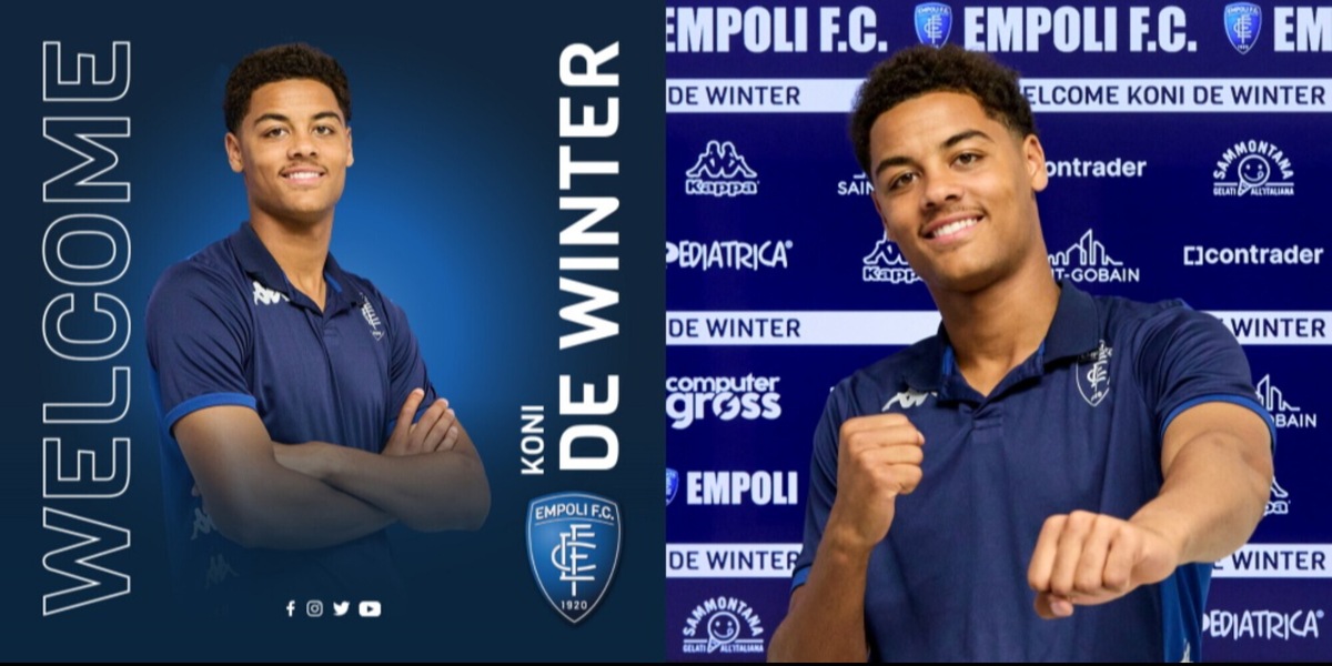 Juve, De Winter in prestito all'Empoli: ora è ufficiale