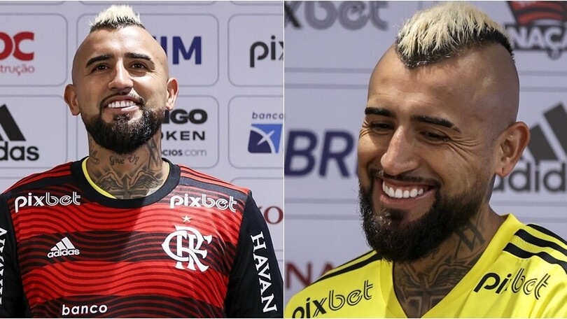 Vidal, presentazione ufficiale con il Flamengo: quanti sorrisi in conferenza