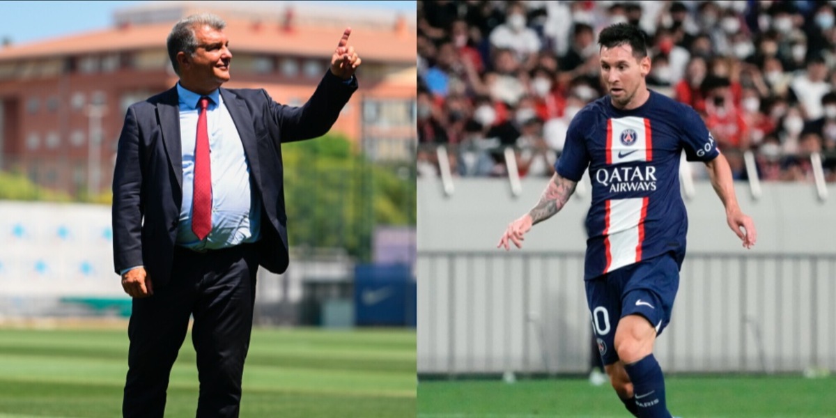 Laporta fa sognare i tifosi del Barcellona: le sue parole su Messi