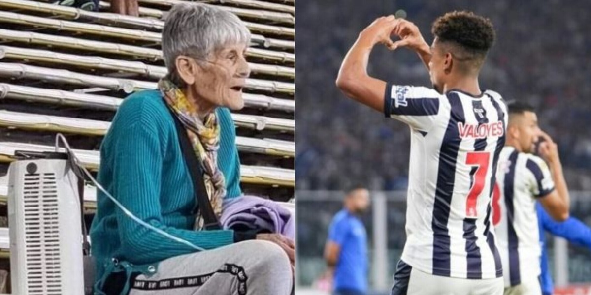 La nonnina del Talleres allo stadio con l'ossigeno: e il bomber si commuove