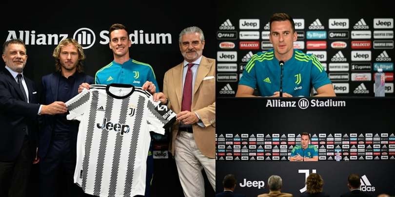 Juve, le FOTO della presentazione di Milik