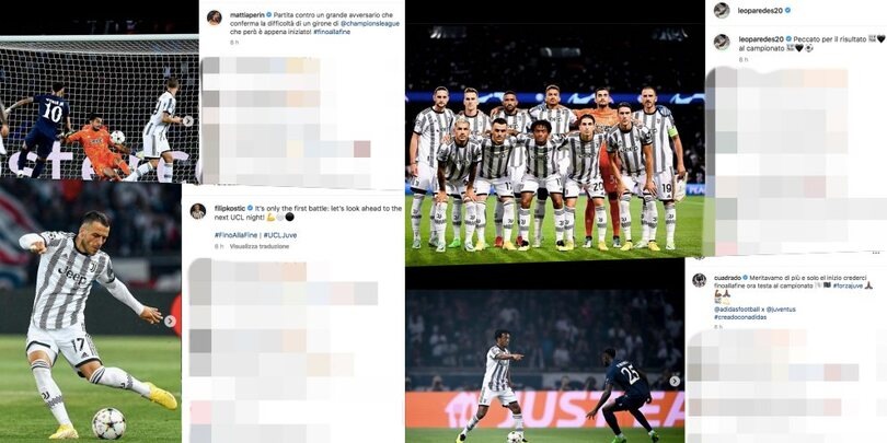 Juve, le reazioni social dopo la sconfitta: "Continuiamo a lottare"