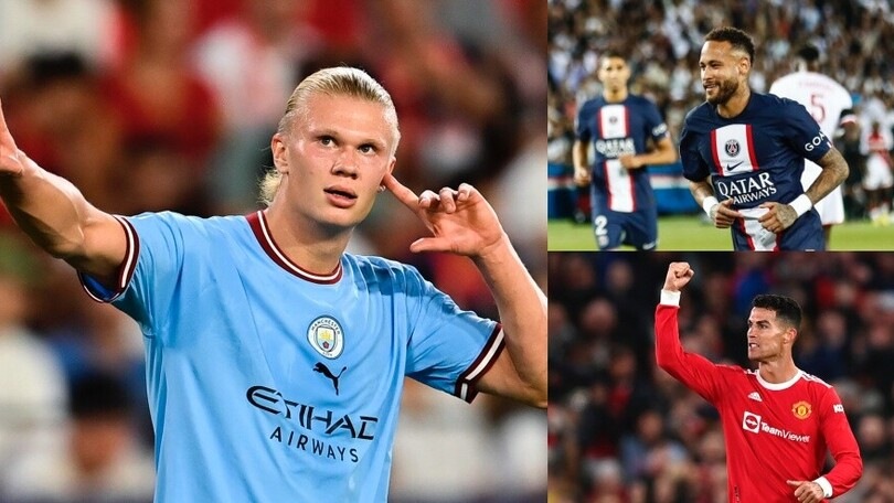 Haaland, 9ª doppietta in Champions: entra nella top 10. La classifica