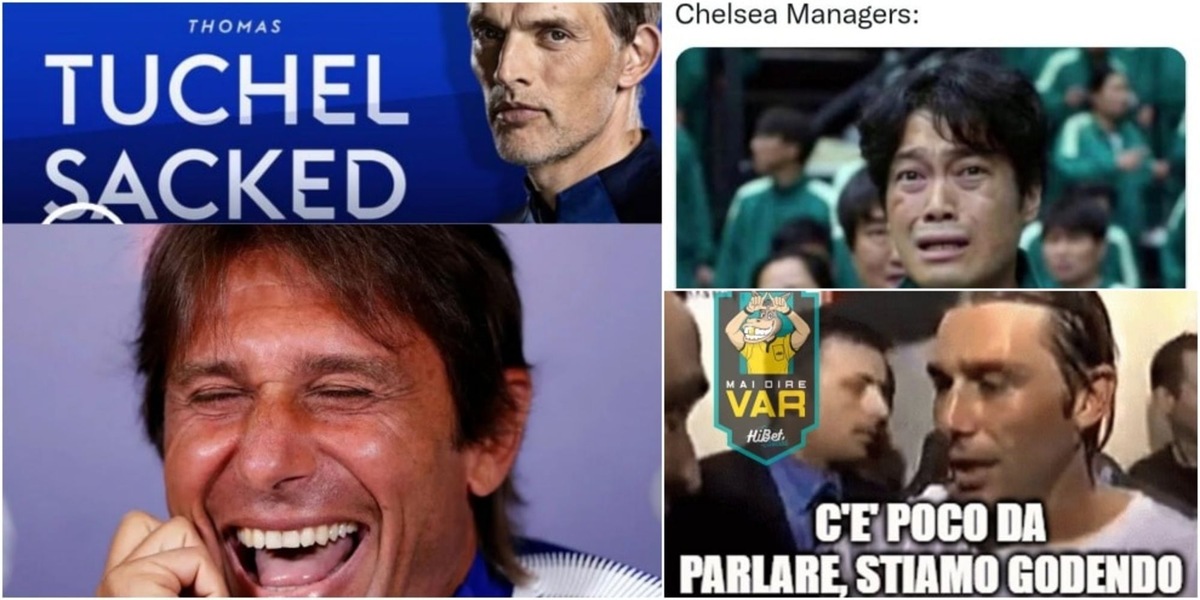 "Tuchel esonerato? Conte si scatena": l'ironia dei social non perdona