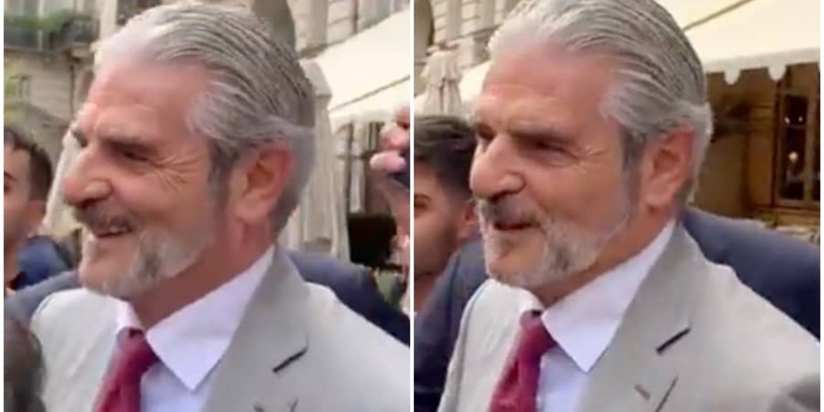 Arrivabene, l'allenatore Juve e la battuta su Allegri al tifoso