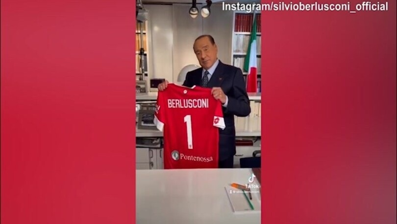 Monza-Juventus 1-0, i festeggiamenti di Berlusconi