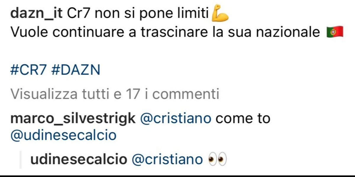 L'Udinese ci prova: Silvestri chiama Cristiano Ronaldo!