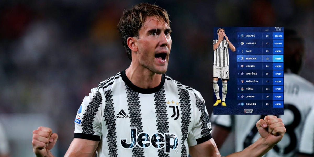 Juventus, il tuo tesoro: Vlahovic da 85 milioni. Davanti ha Mbappé, Haaland e Kane