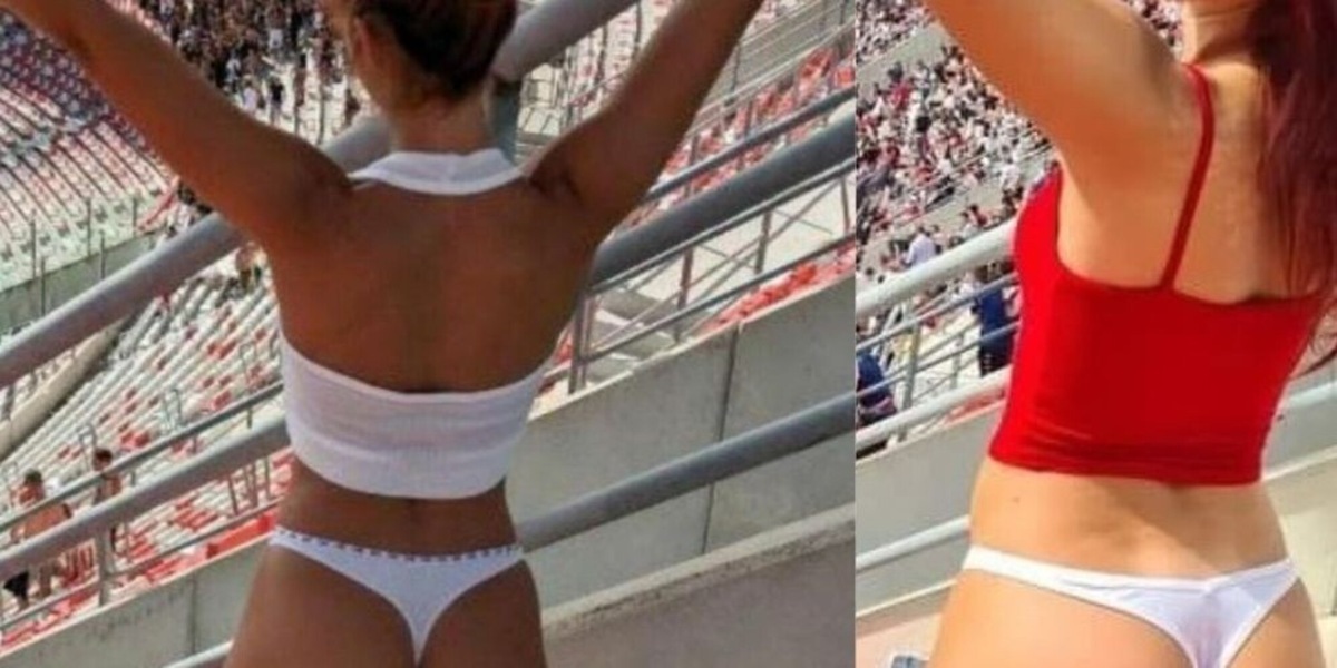 Tifosa del Bari in perizoma allo stadio: "Sono una donna libera"