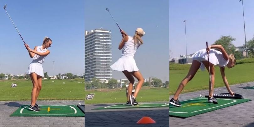 Viky Varga, il golf non è mai stato così sexy