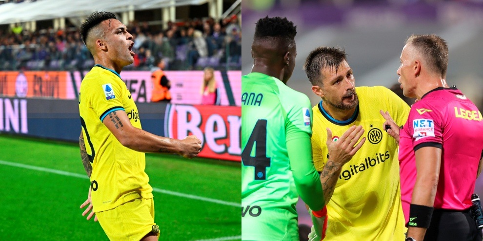 Fiorentina-Inter, le pagelle: Valeri da 4, Lautaro da 8