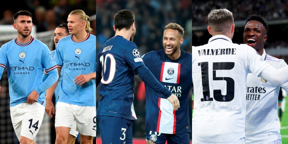 Champions League, i valori delle rose: la classfica delle squadre ancora in corsa