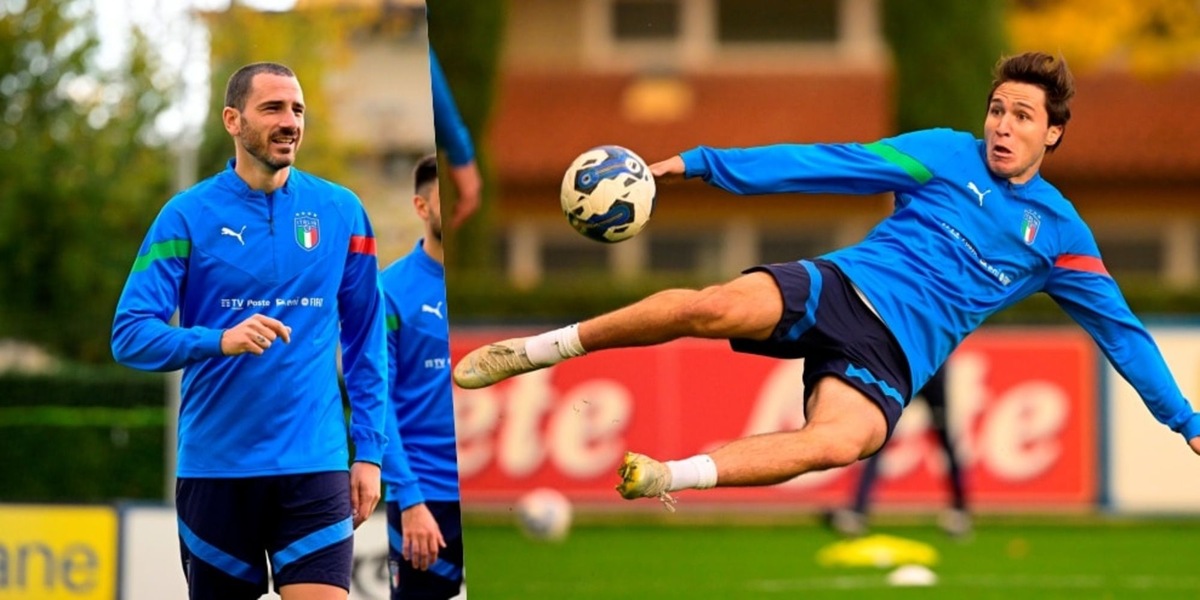 Chiesa in acrobazia, Dimarco rugby, il tatuaggio di Di Lorenzo: Italia in azione FOTO
