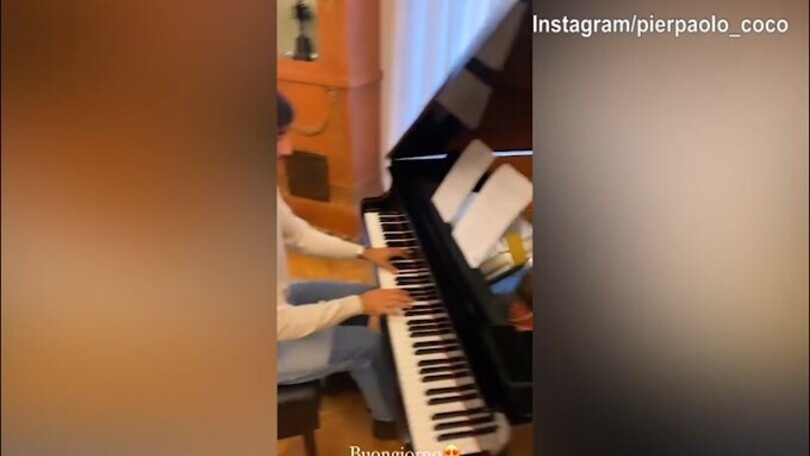 Juve, il maestro Perin al piano: che performance!