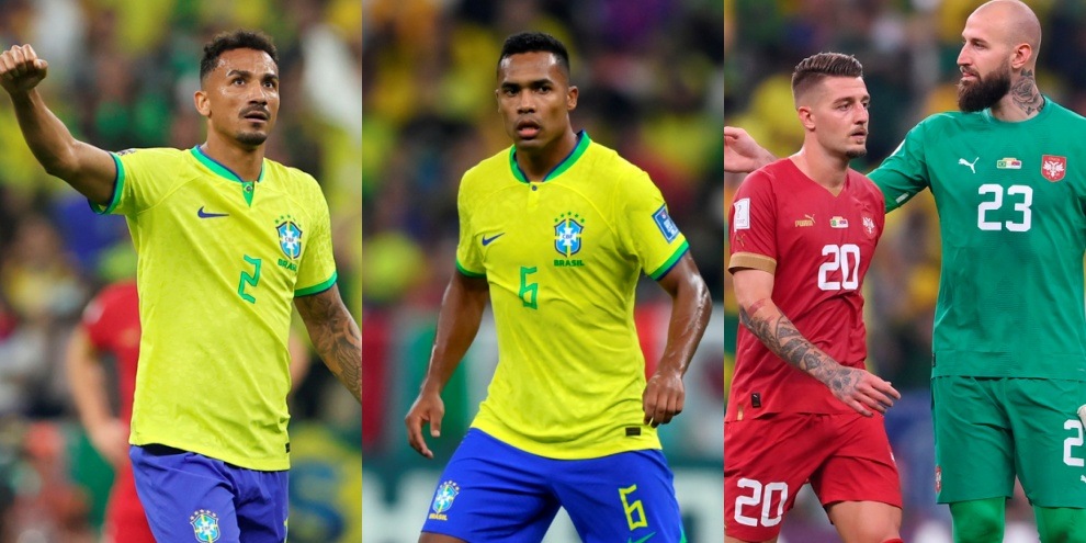 Brasile-Serbia, le pagelle: Danilo e Alex Sandro vincono i duelli, rendimenti opposti per i due Milinkovic
