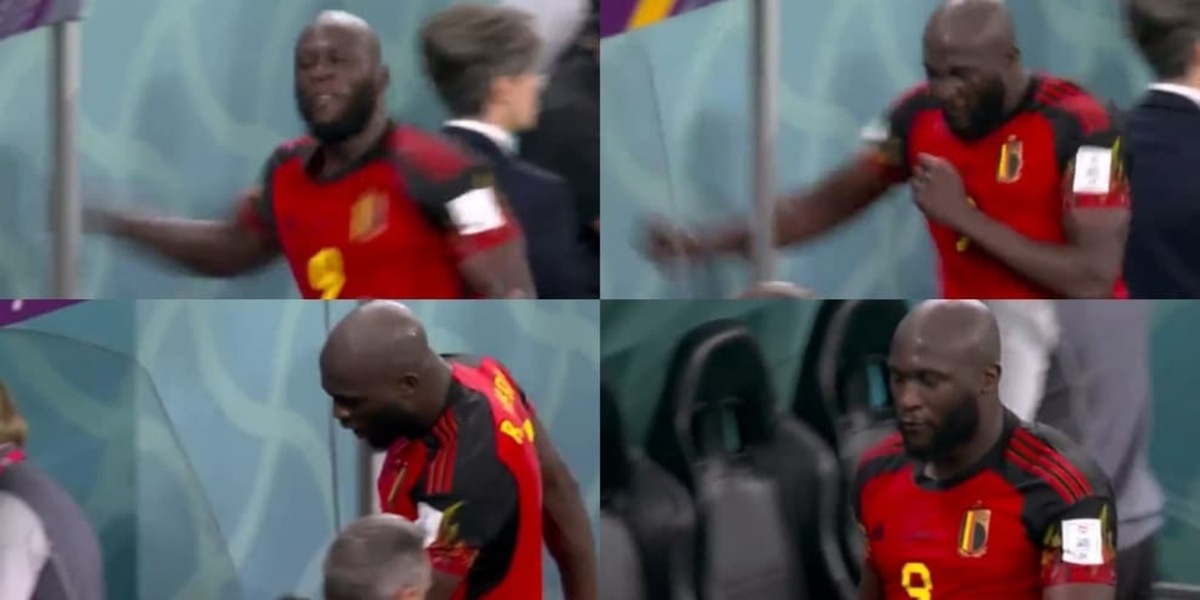 Lukaku fuori controllo: sbaglia tutto, Belgio eliminato, spacca una panchina VIDEO