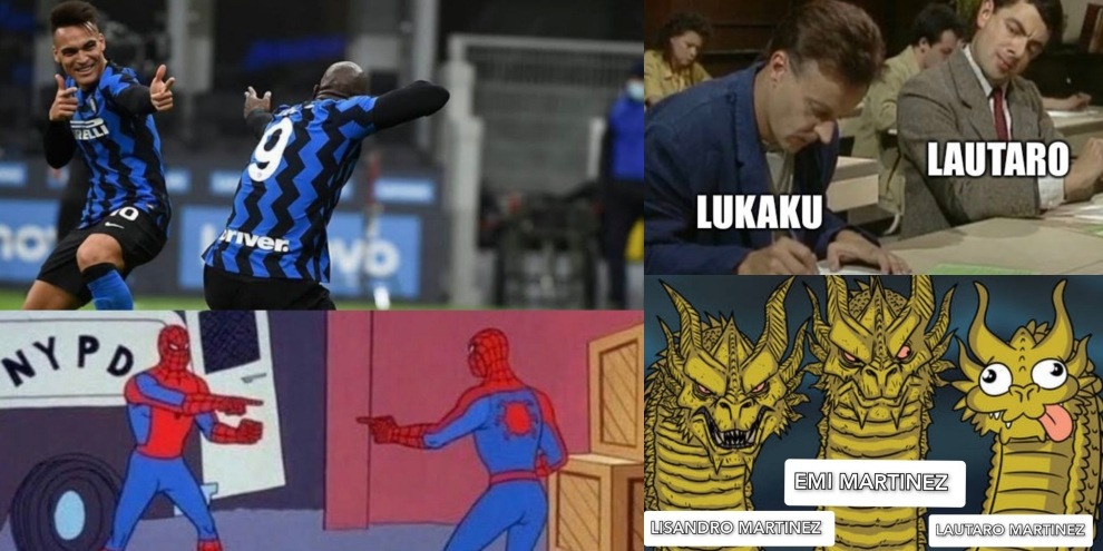 Lautaro dopo Lukaku: l'attacco Inter fa flop al Mondiale, i social se la ridono