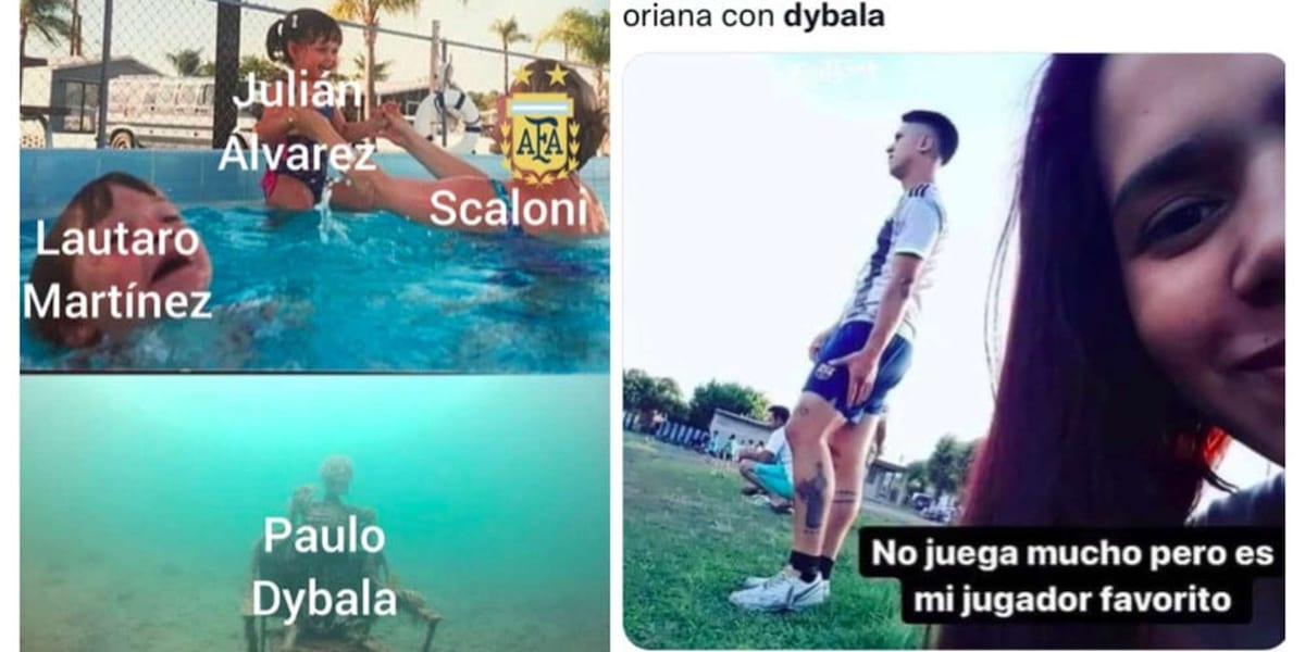 Argentina, Dybala mai in campo al Mondiale: le ironie sui social