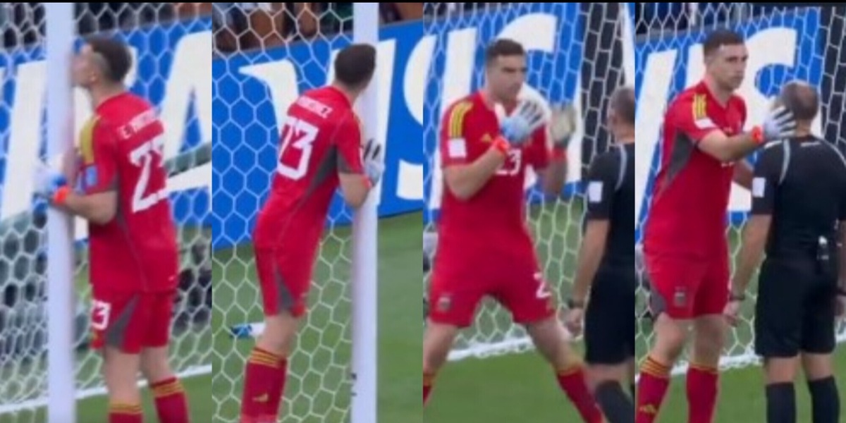 Martinez e il rito prima dei rigori: sputo sui guanti e carezza all'arbitro