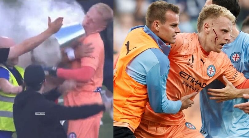 Follia in Australia! Portiere colpito da una secchiata: volto insanguinato
