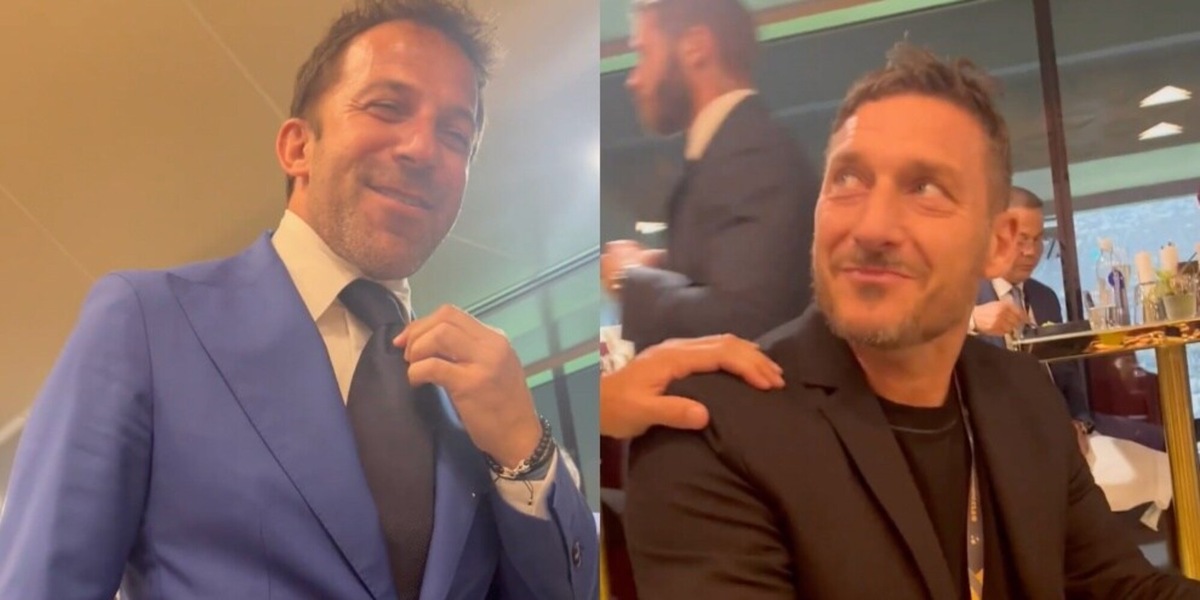 Totti e la battuta sul vestito di Del Piero: "Mi sembri.."