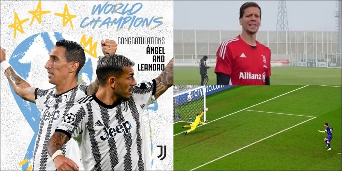 Szczesny omaggia i campioni Di Maria e Paredes. E quel rigore parato a Messi...