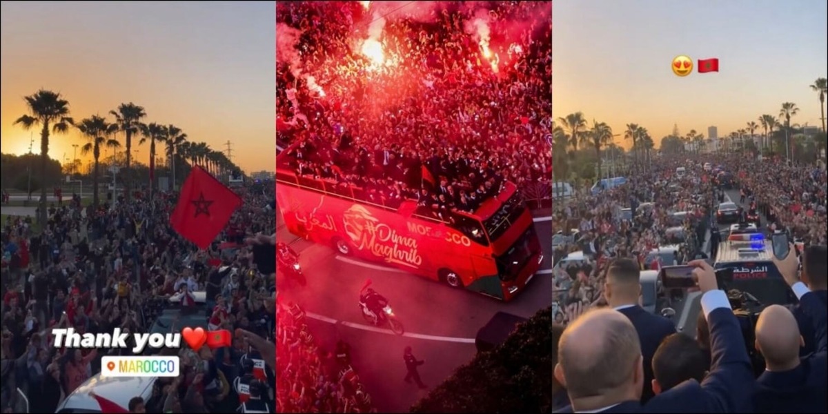 Non solo Argentina: anche il Marocco in festa FOTO e VIDEO