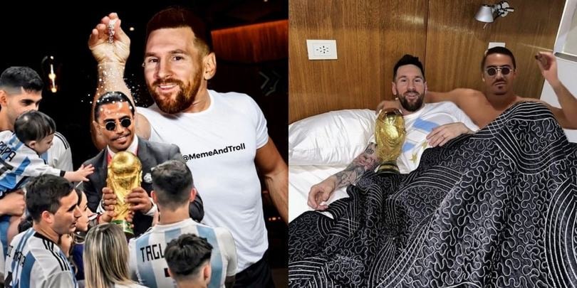 Salt Bae a letto con Messi e la Coppa del Mondo: piovono ironie