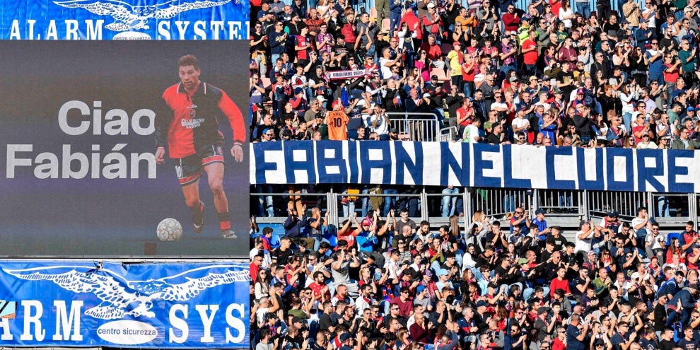 Il Cagliari omaggia O’Neill: "Fabian nel cuore"