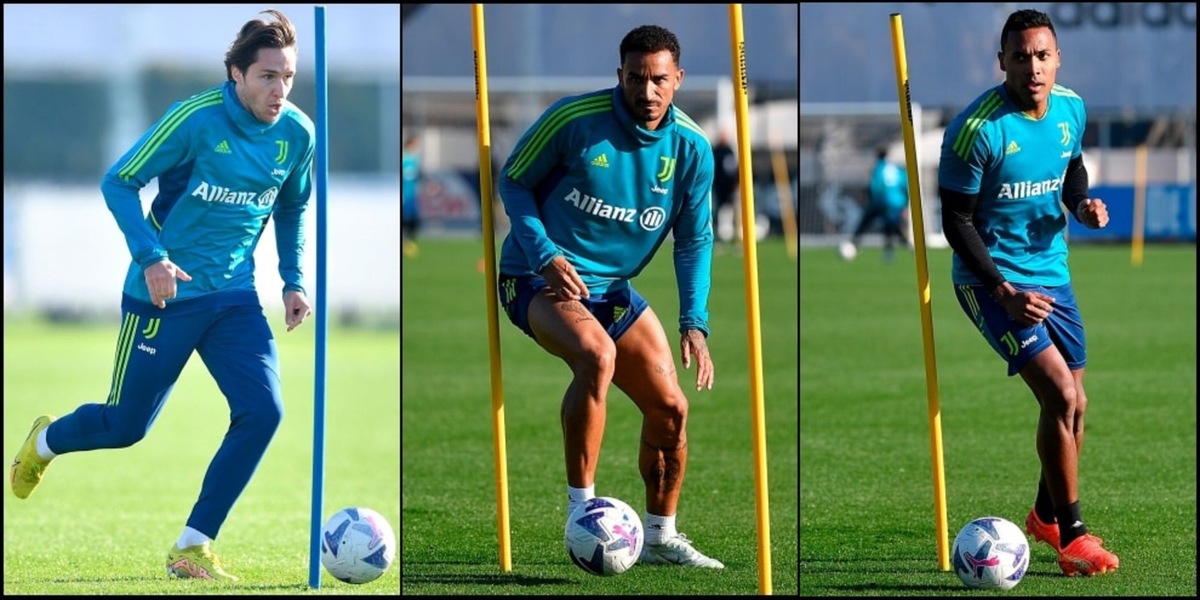 Juventus in campo: Chiesa c'è, Danilo e Alex Sandro al rientro