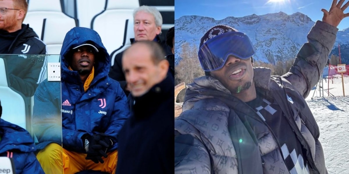 Juve, Pogba sulla neve: fioccano i mugugni