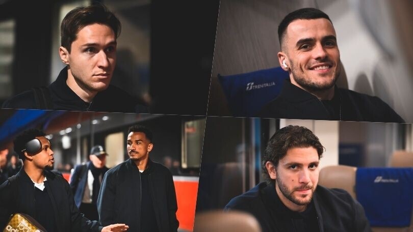 La Juve di Allegri verso Cremona in treno: concentrazione al massimo per Chiesa e compagni