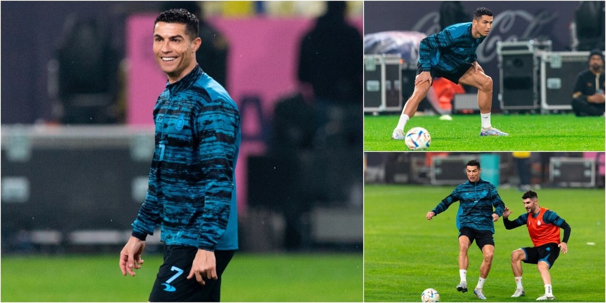 Ronaldo, primo allenamento con l'Al Nassr tra entusiasmo e sorrisi