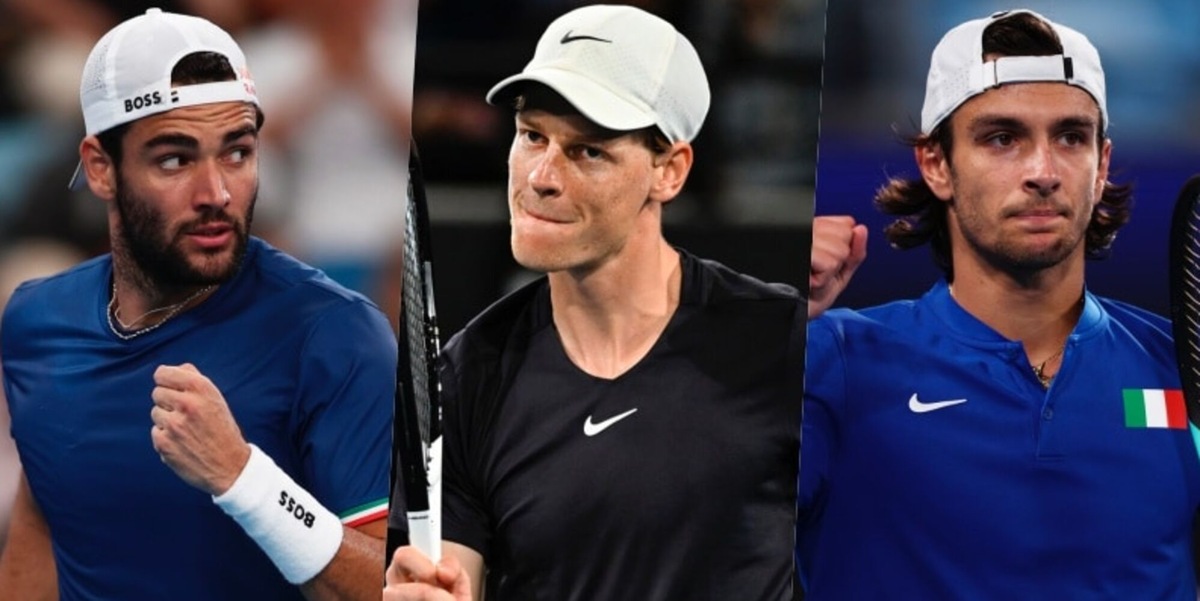 Berrettini, Sinner e Musetti: tre italiani nella top 20, giornata storica per il tennis italiano