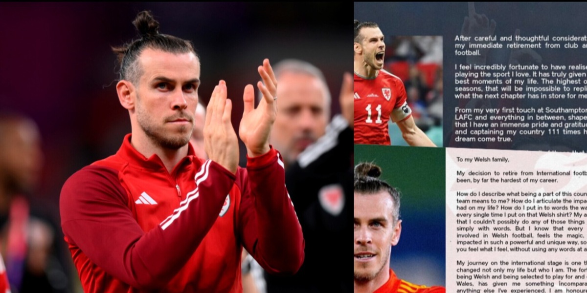 Bale dà l'addio al calcio: la doppia commovente lettera