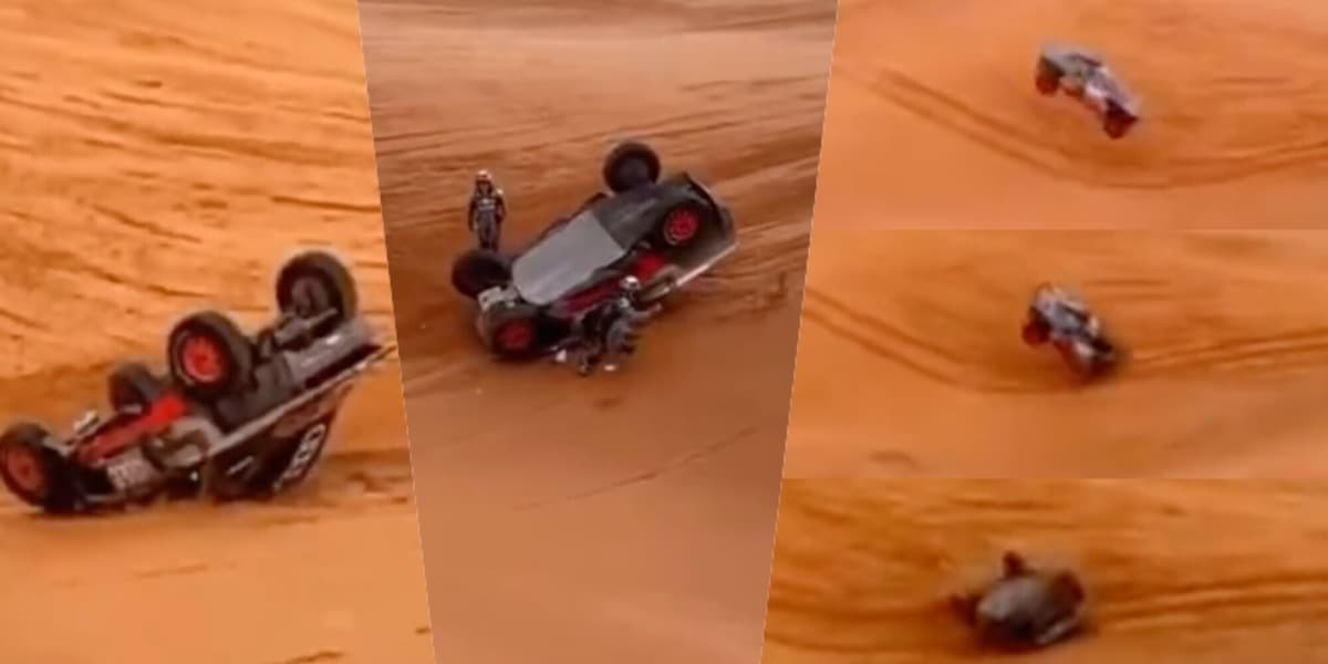 Dakar, spaventoso incidente per Sainz: il padre del pilota Ferrari in ospedale