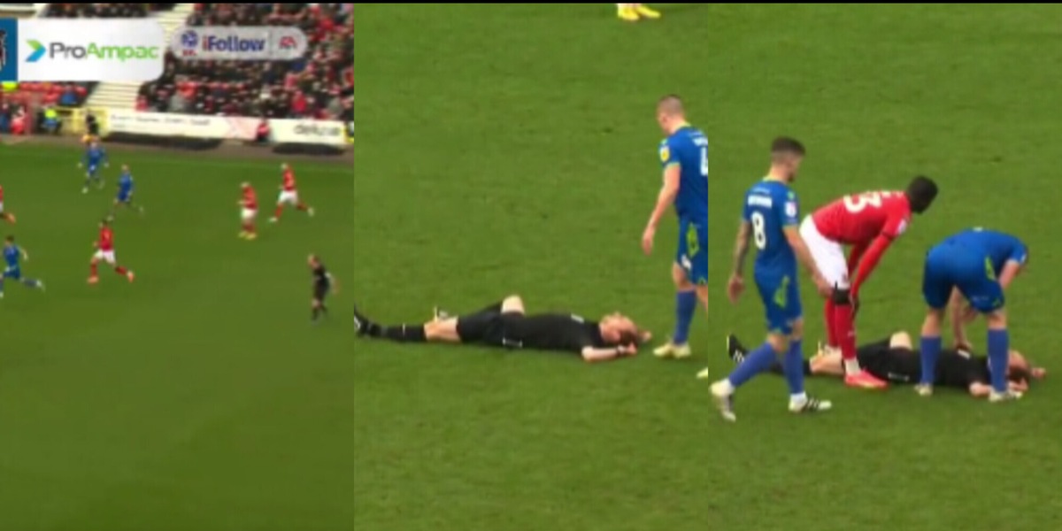 Arbitro sviene dopo una pallonata e al risveglio scopre la reazione dei tifosi