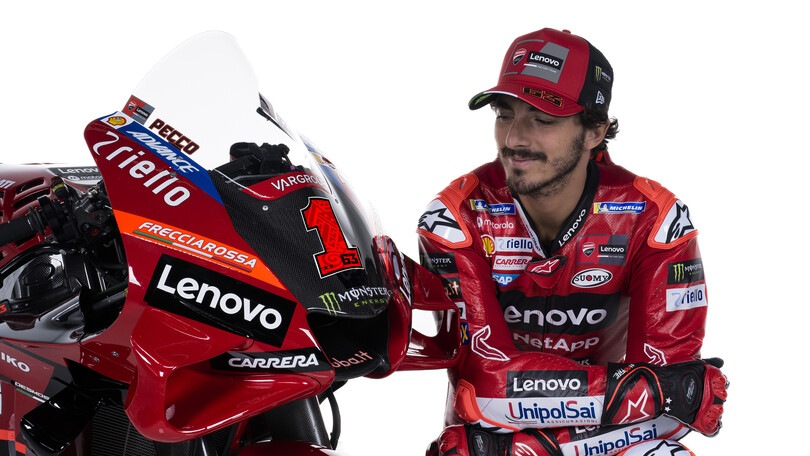MotoGP 2023, ecco la Ducati numero 1 di Bagnaia!