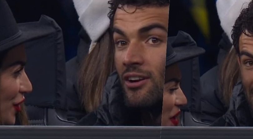 Matteo Berrettini e Melissa Satta insieme a San Siro per Inter-Milan